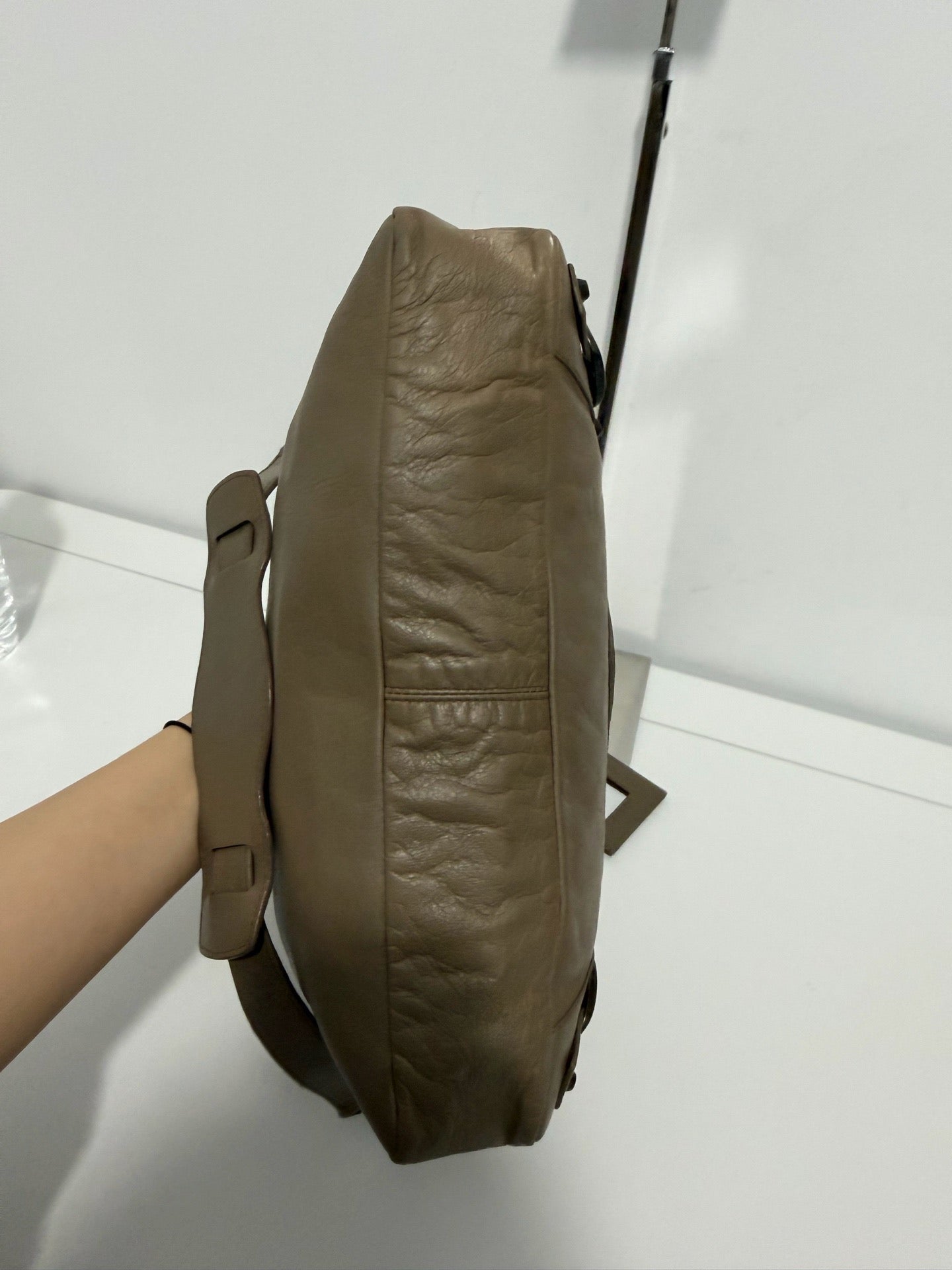 Balenciaga - First - Leather - Brown - (small)