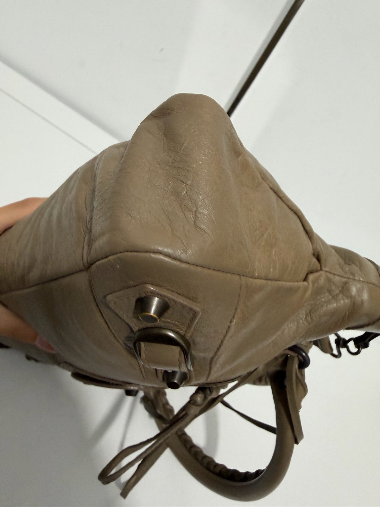 Balenciaga - First - Leather - Brown - (small)