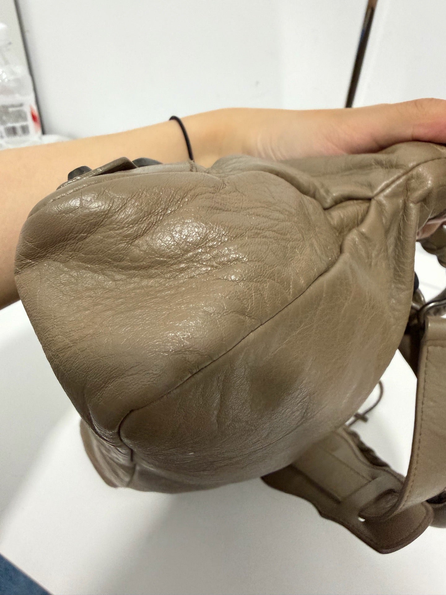 Balenciaga - First - Leather - Brown - (small)