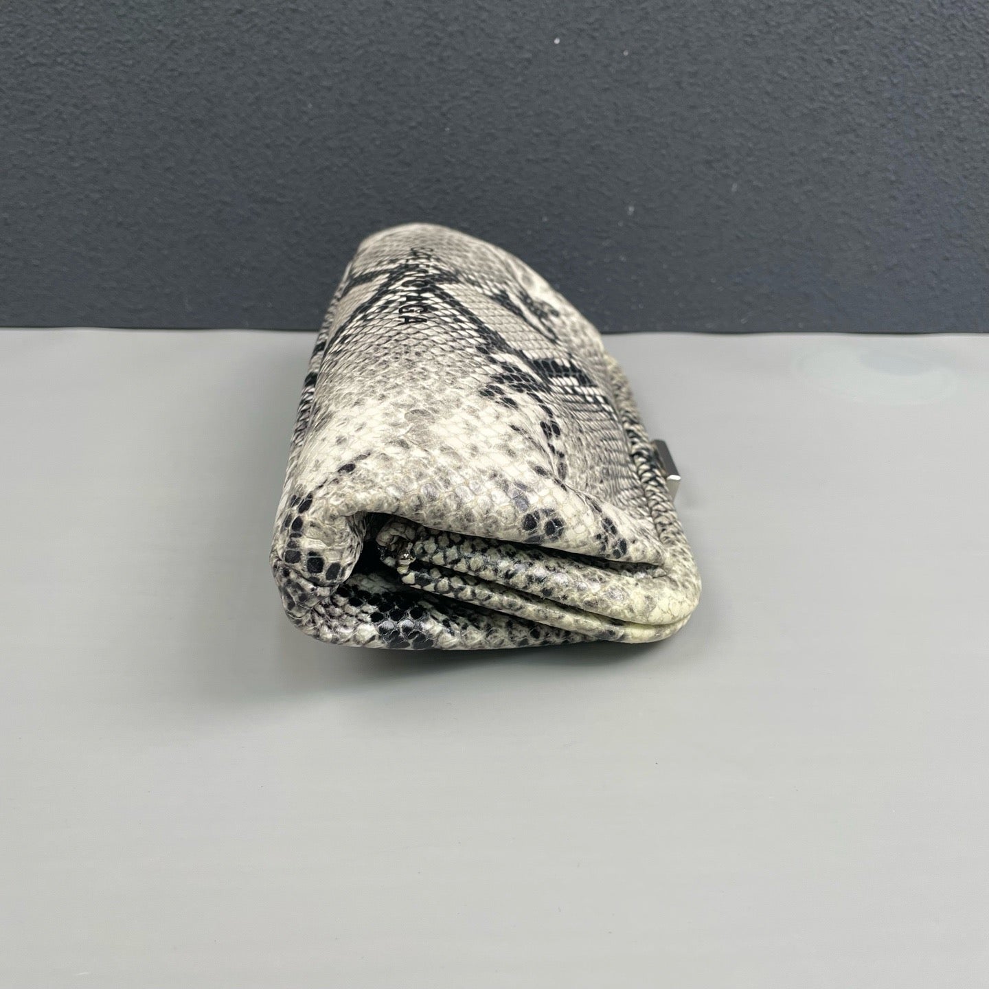 Balenciaga - Frame Clutch Bag - Snakeskin-embossed leather - Multicolour - (Small)
