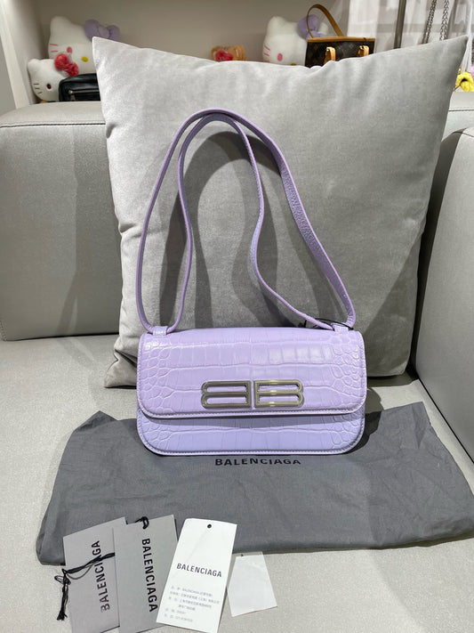 Balenciaga - Gossip BB - Leather - Purple - (mini)