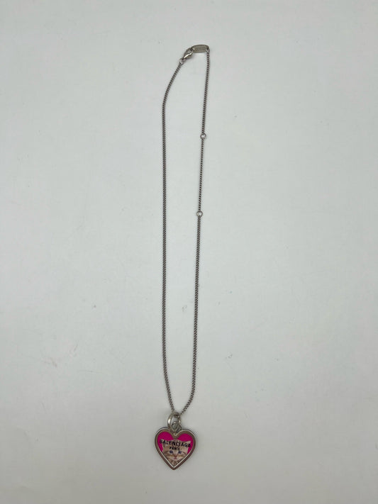 Balenciaga - Hajimi Cat Heart Necklace Qixi Limited Edition - Brass - Multicolour - (52 cm)