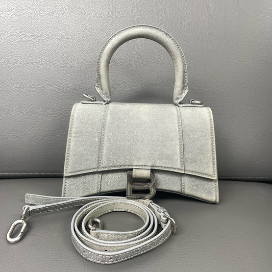 Balenciaga Hourglass Textile Silver - view 1