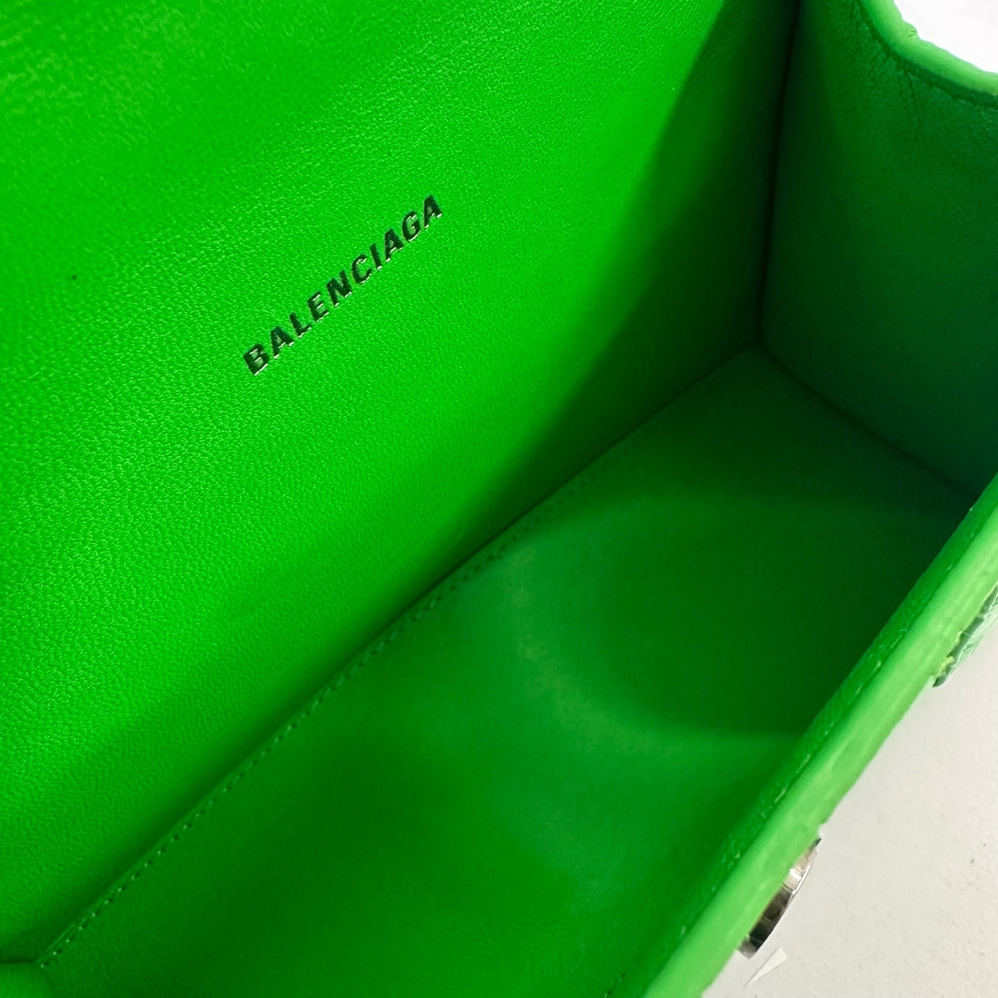 Balenciaga - Hourglass - Leather - Green