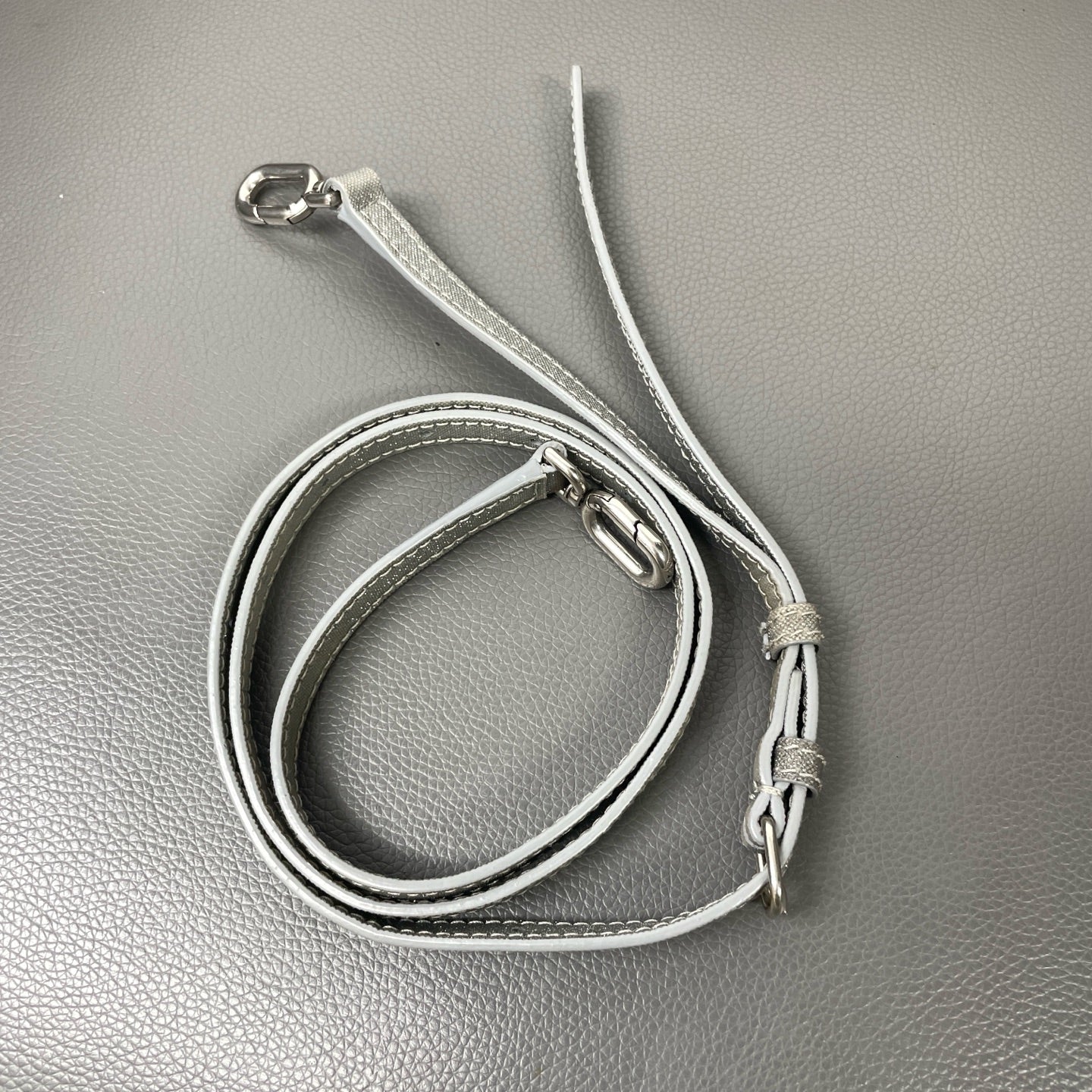 Balenciaga Hourglass Textile Silver - view 2