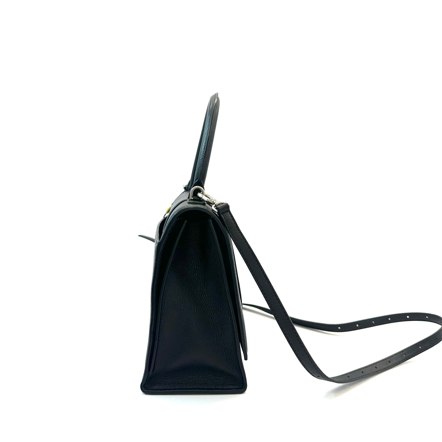 Balenciaga - Hourglass Bag - Leather - Black