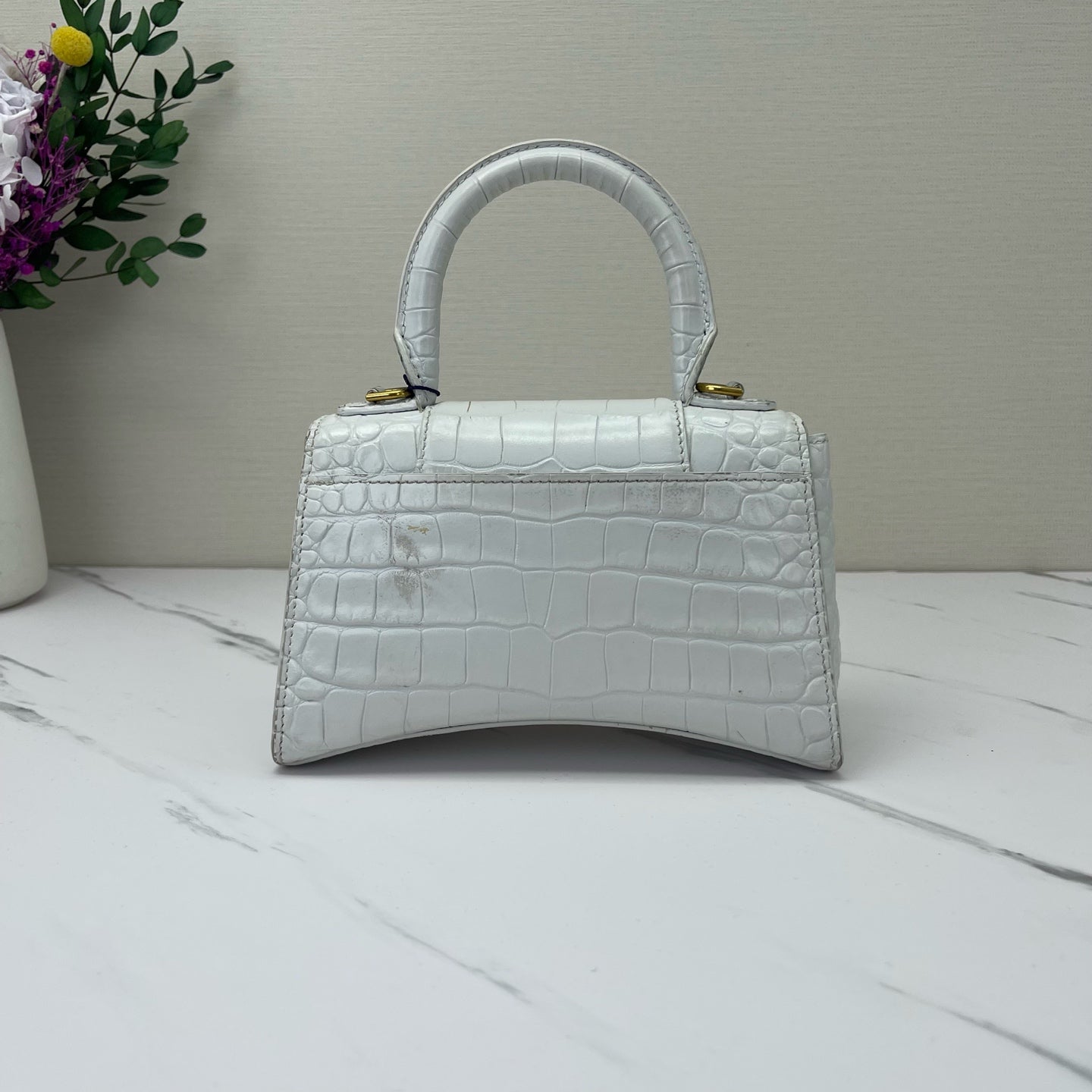 Balenciaga - Hourglass - Calfskin leather - White - (XS)