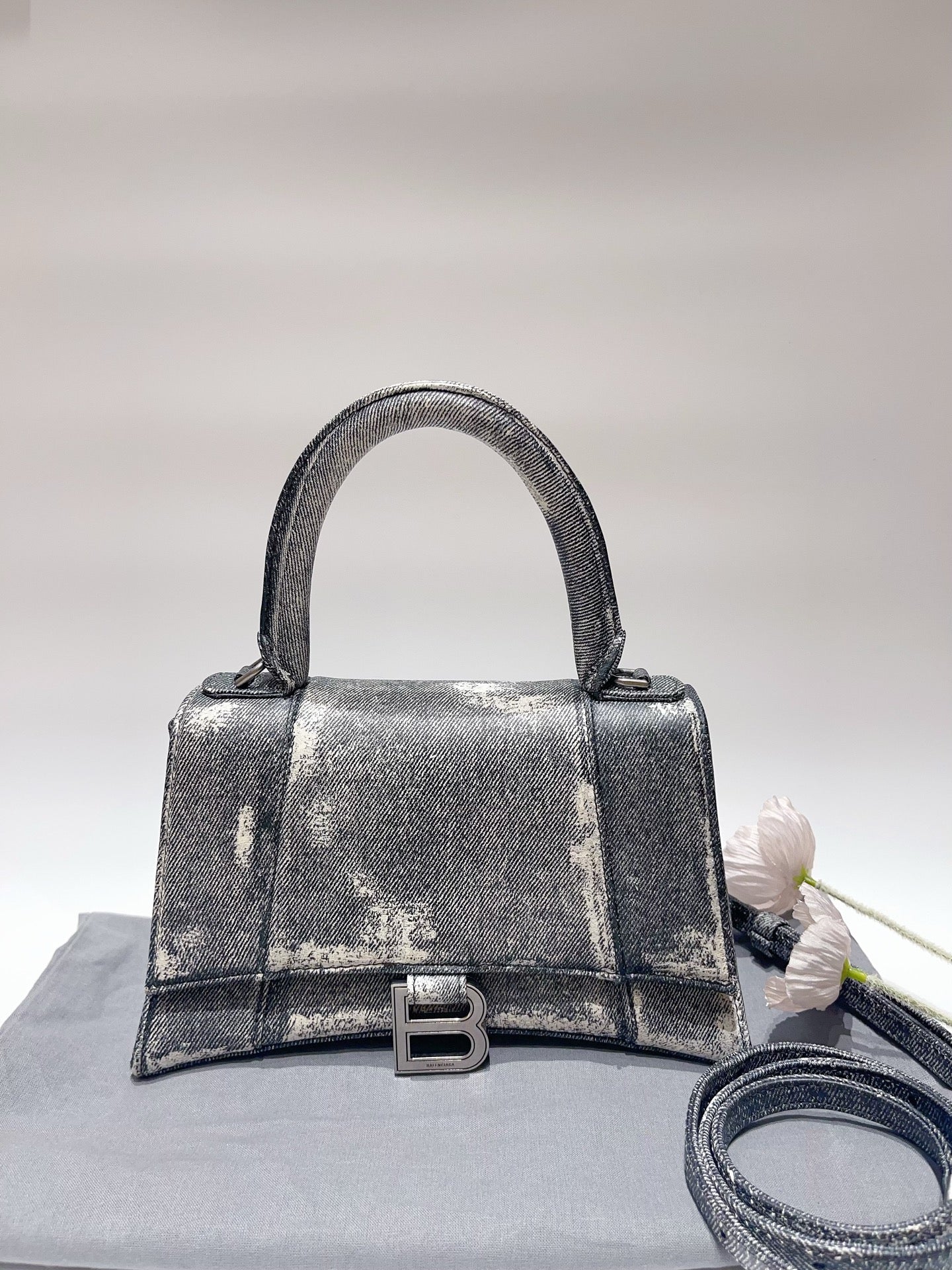 Balenciaga - Hourglass - Denim - Grey - (small)