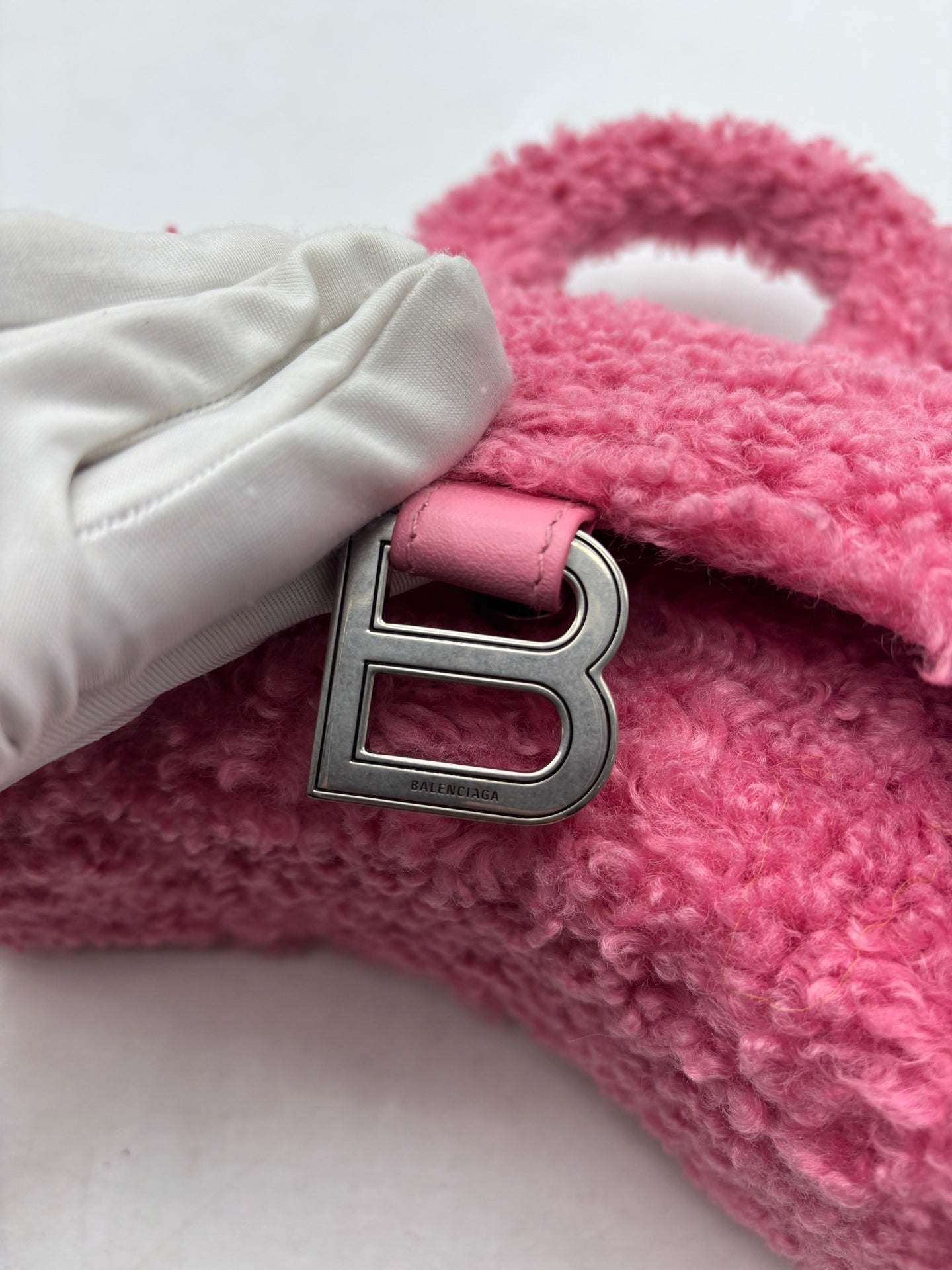Balenciaga - Hourglass - Faux fur - Pink - (mini)