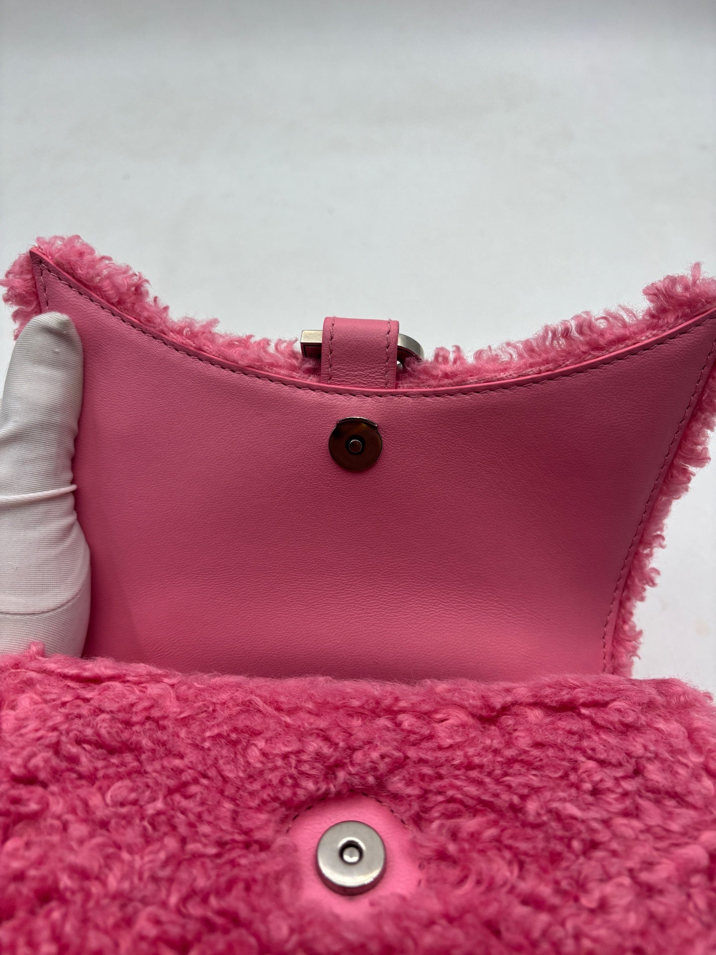 Balenciaga - Hourglass - Faux fur - Pink - (mini)