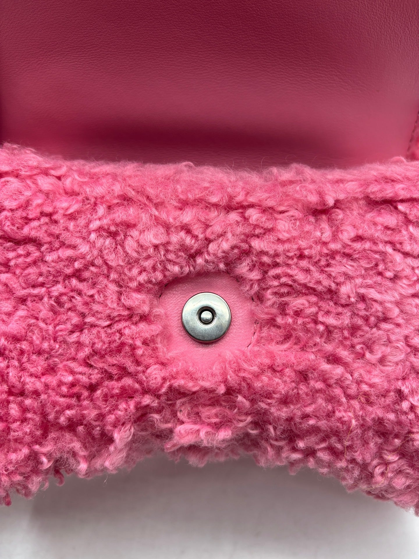 Balenciaga - Hourglass - Faux fur - Pink - (mini)