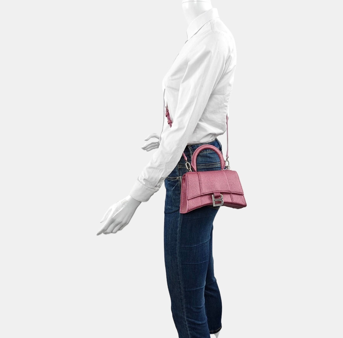 Balenciaga - Hourglass - Glitter - Pink - (mini)