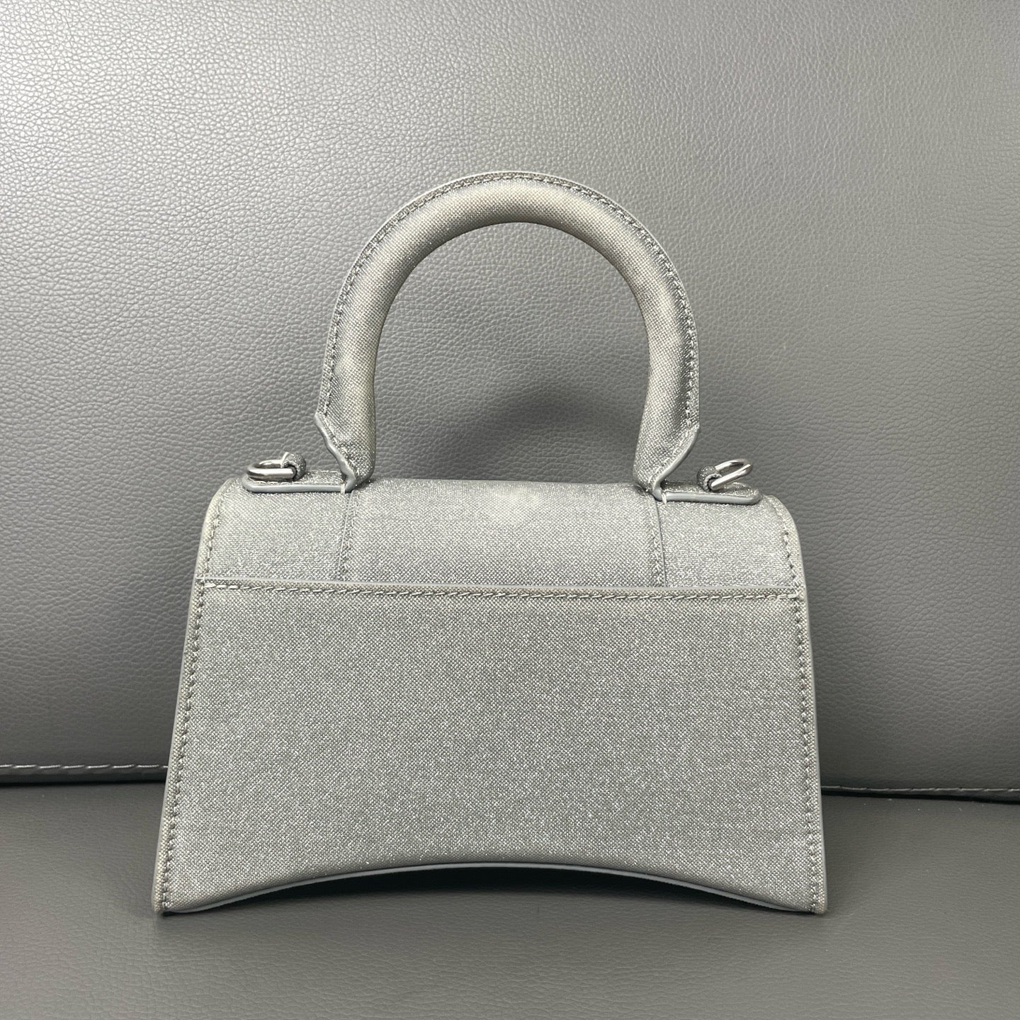 Balenciaga - Hourglass - Glitter - Silver - (mini)
