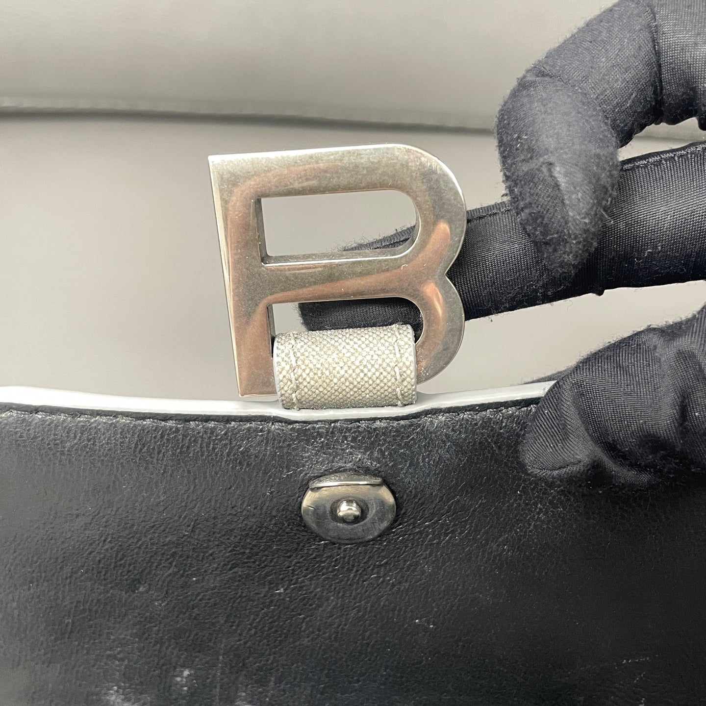 Balenciaga - Hourglass - Glitter - Silver - (mini)
