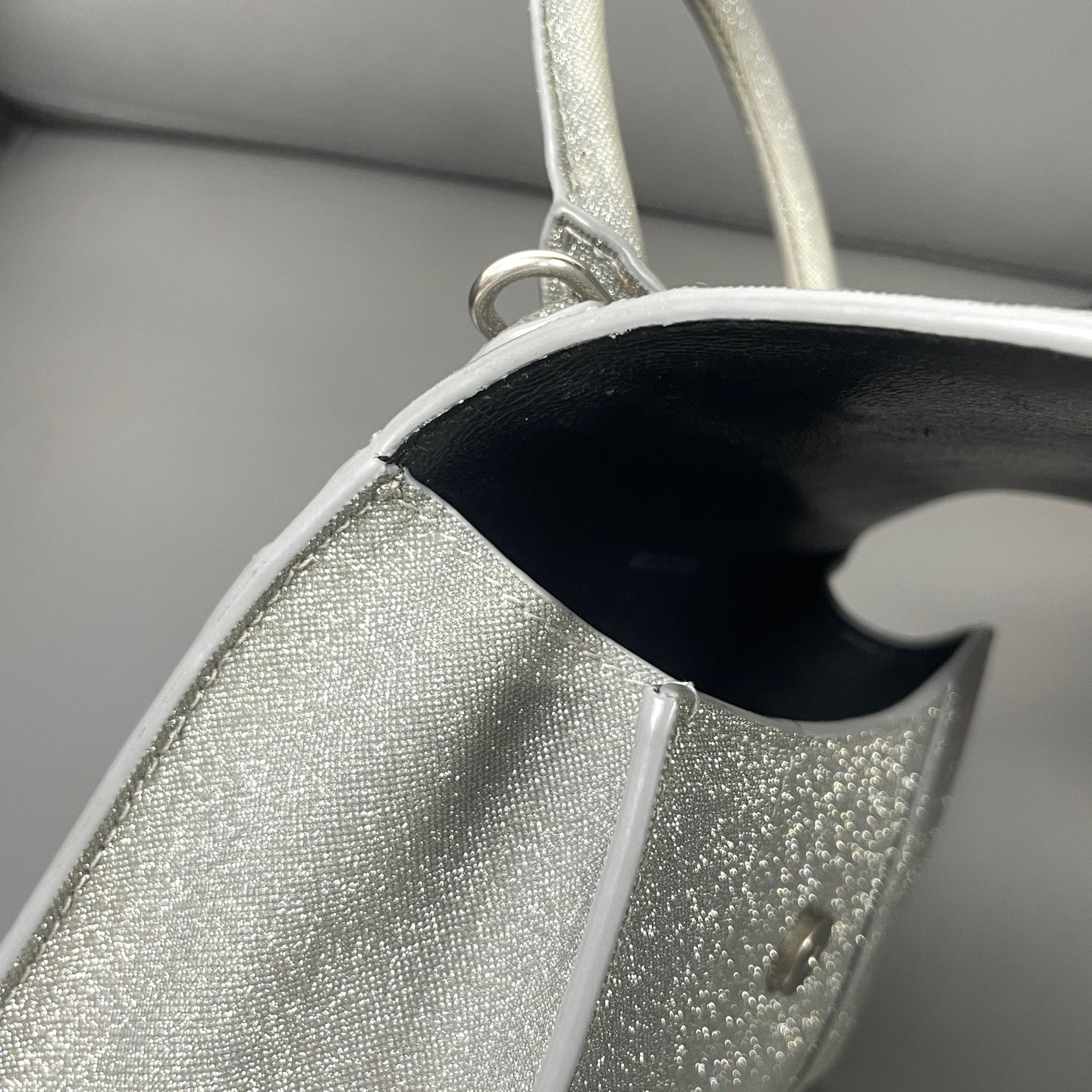 Balenciaga - Hourglass - Glitter - Silver - (mini)