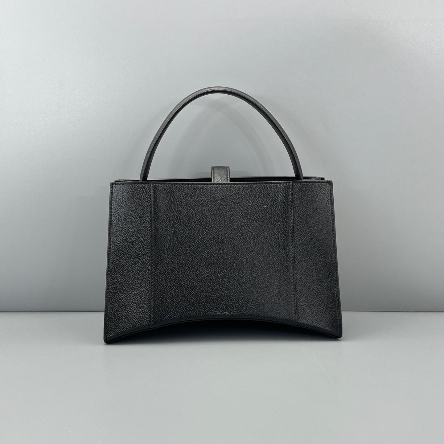 Balenciaga - Hourglass - Grained leather - Black - (small)