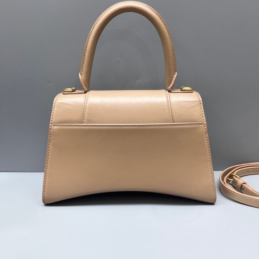 Balenciaga - Hourglass - Leather - Beige - (Small)