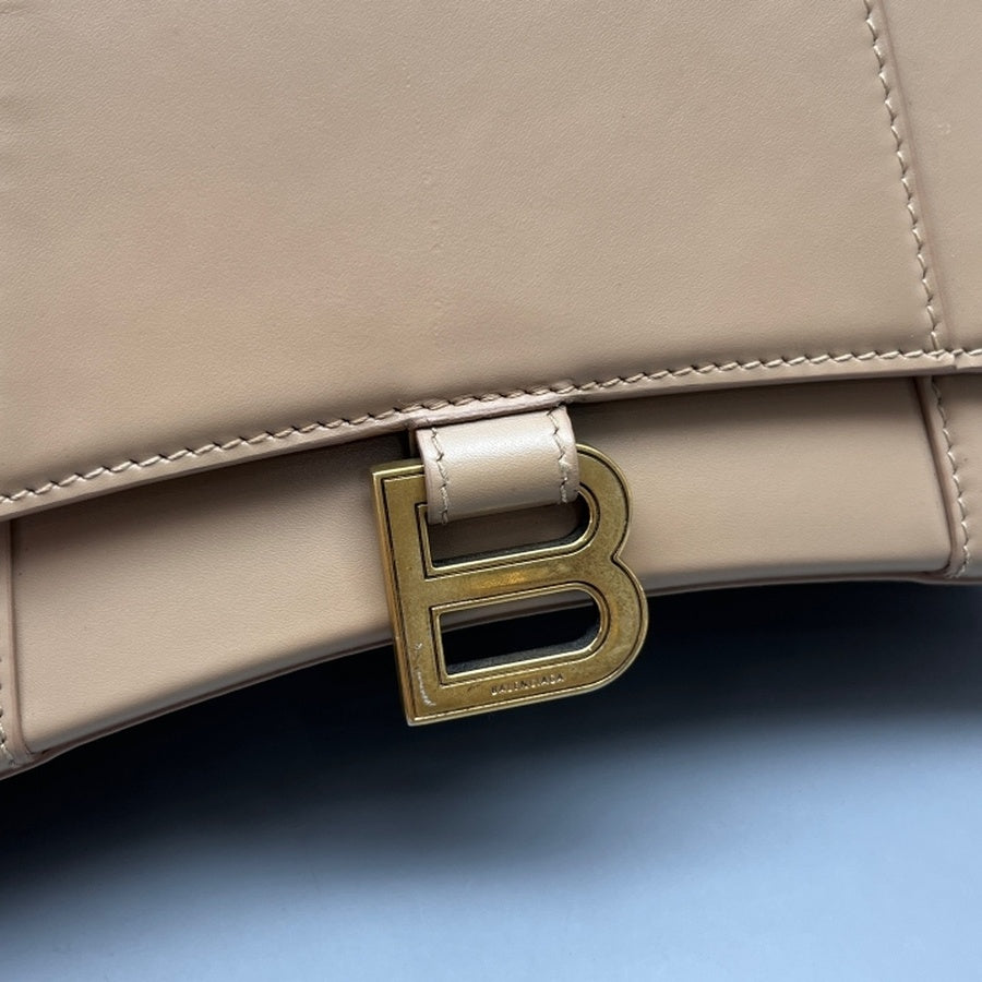 Balenciaga - Hourglass - Leather - Beige - (Small)