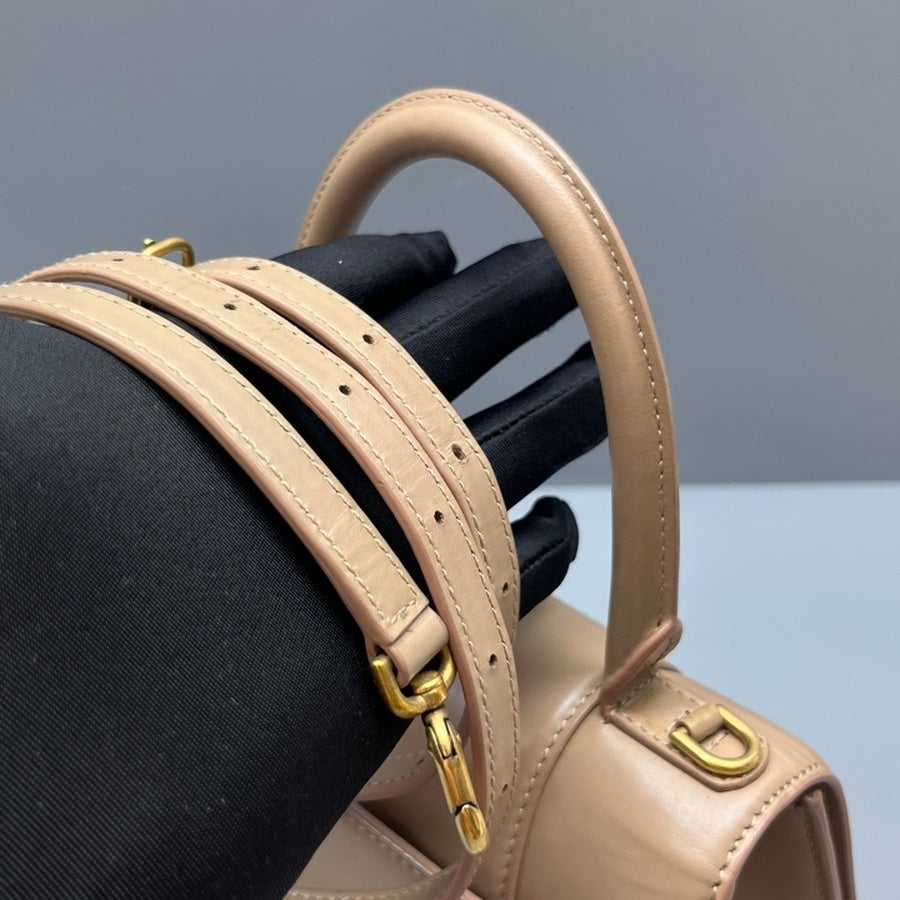 Balenciaga - Hourglass - Leather - Beige - (Small)
