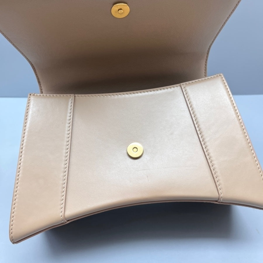 Balenciaga - Hourglass - Leather - Beige - (Small)