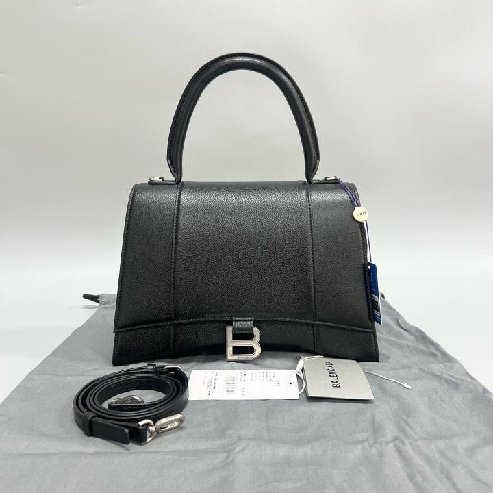 Balenciaga - Hourglass - Leather - Black - (Medium)