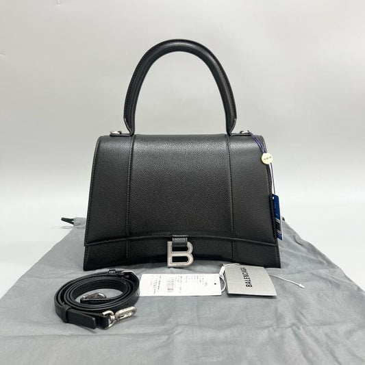 Balenciaga - Hourglass - Leather - Black - (Medium)