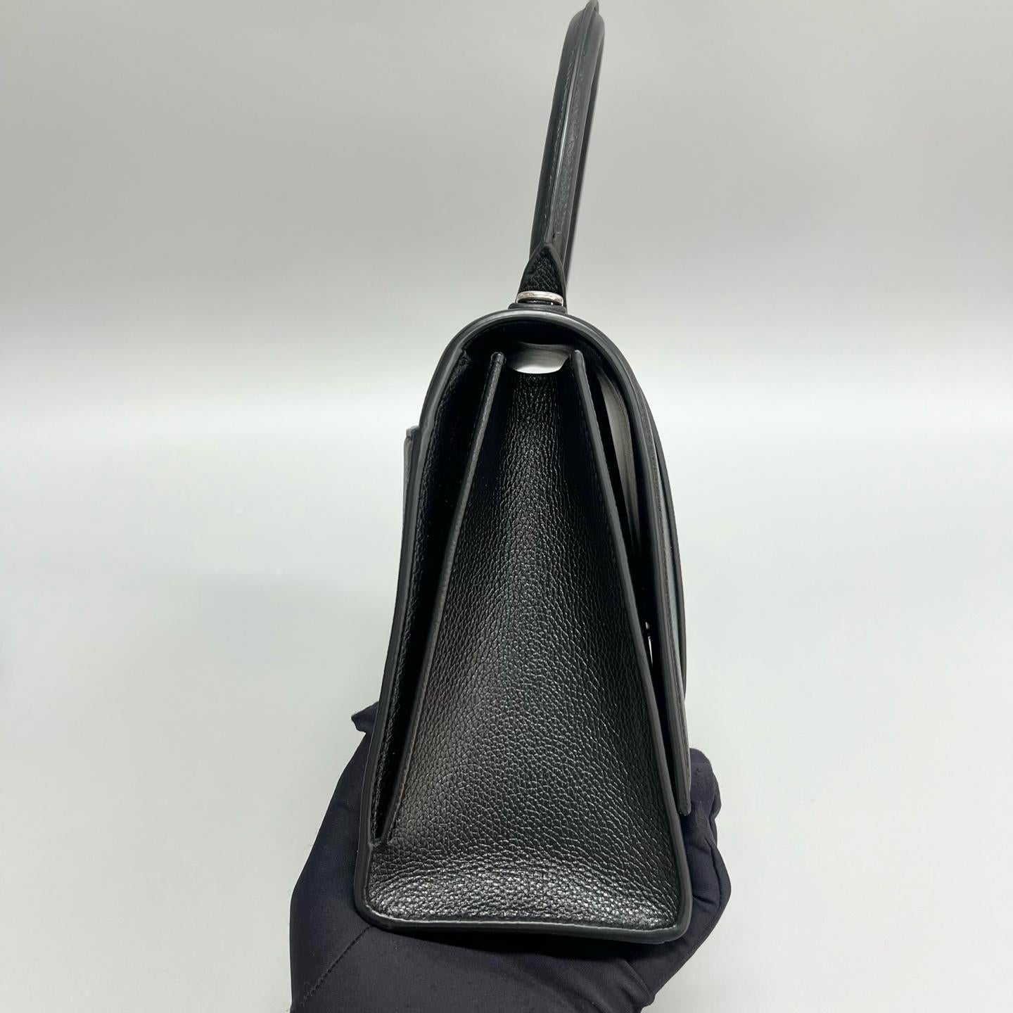 Balenciaga - Hourglass - Leather - Black - (Medium)