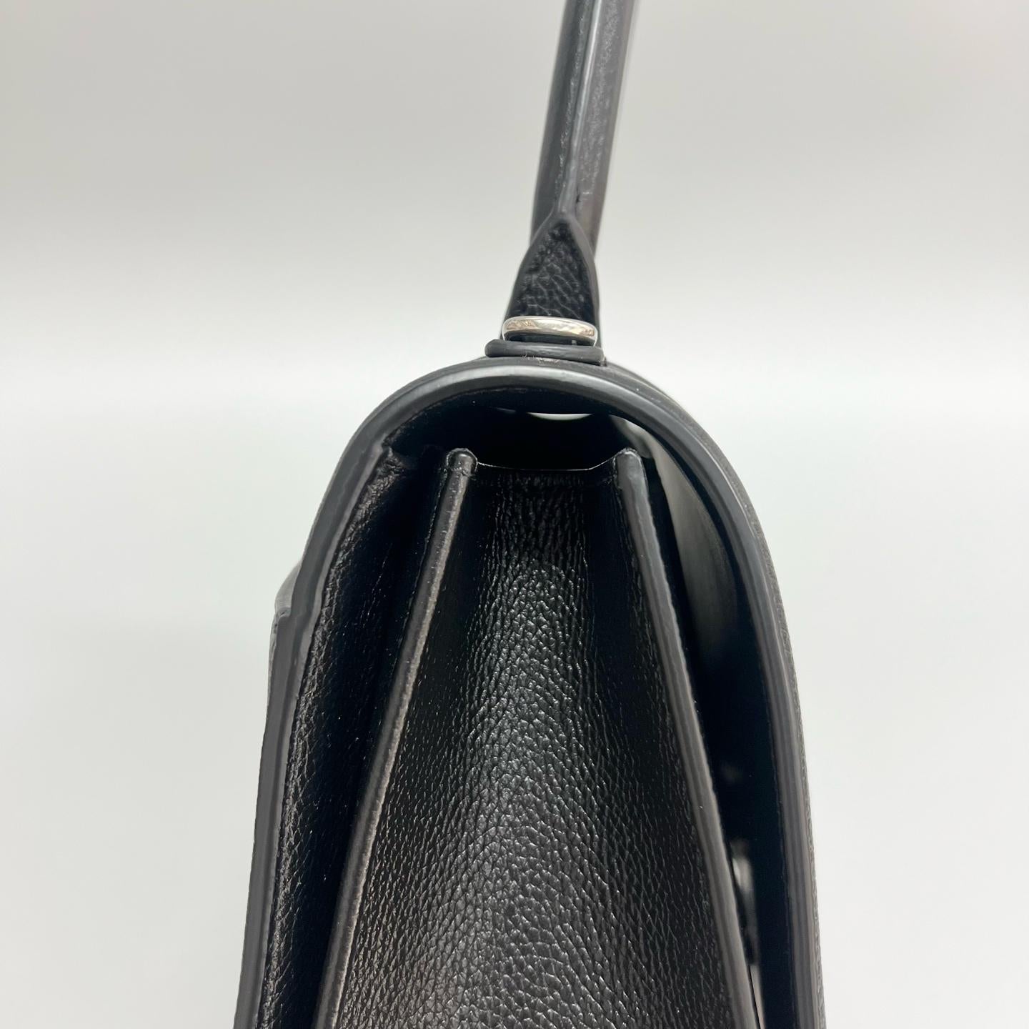 Balenciaga - Hourglass - Leather - Black - (Medium)