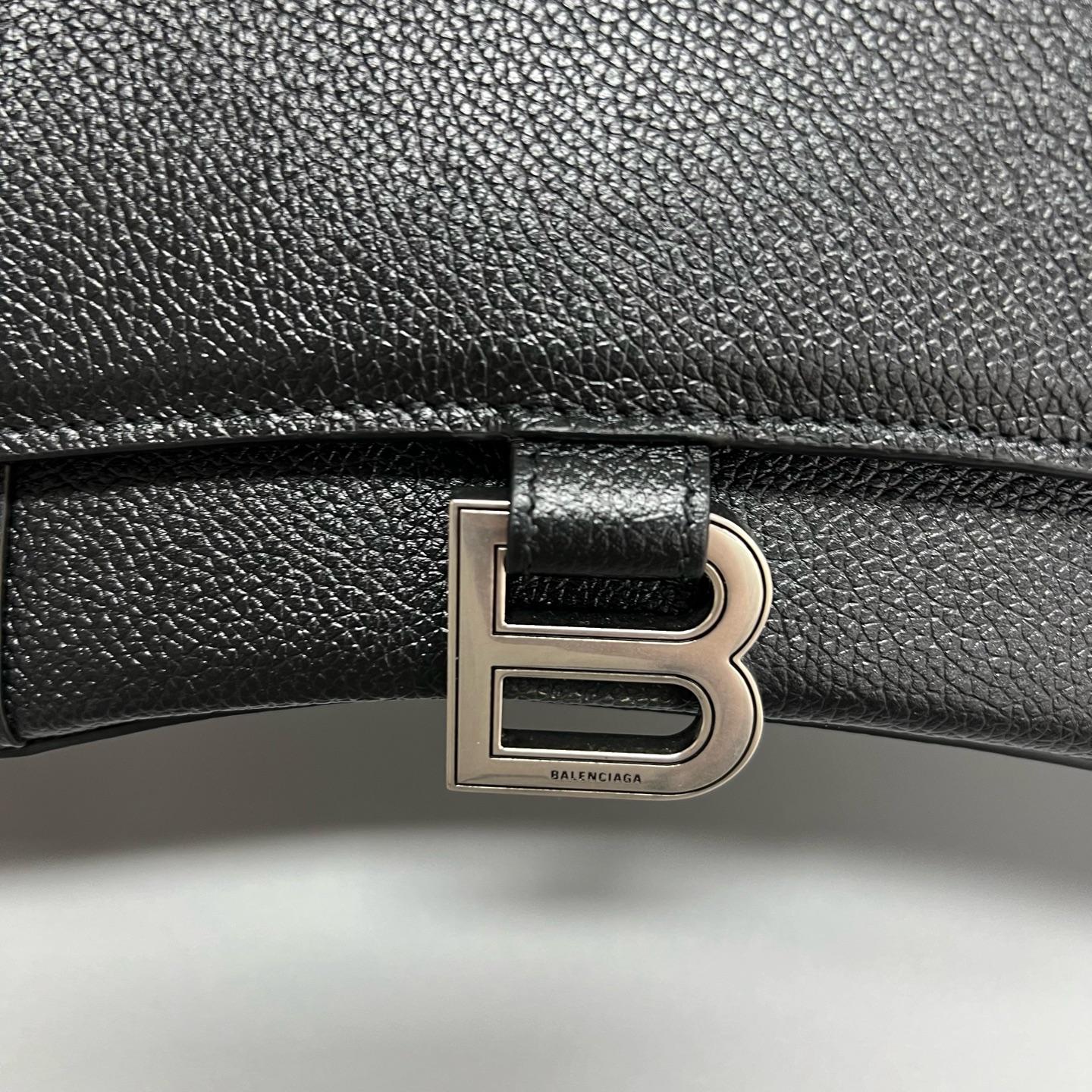 Balenciaga - Hourglass - Leather - Black - (Medium)