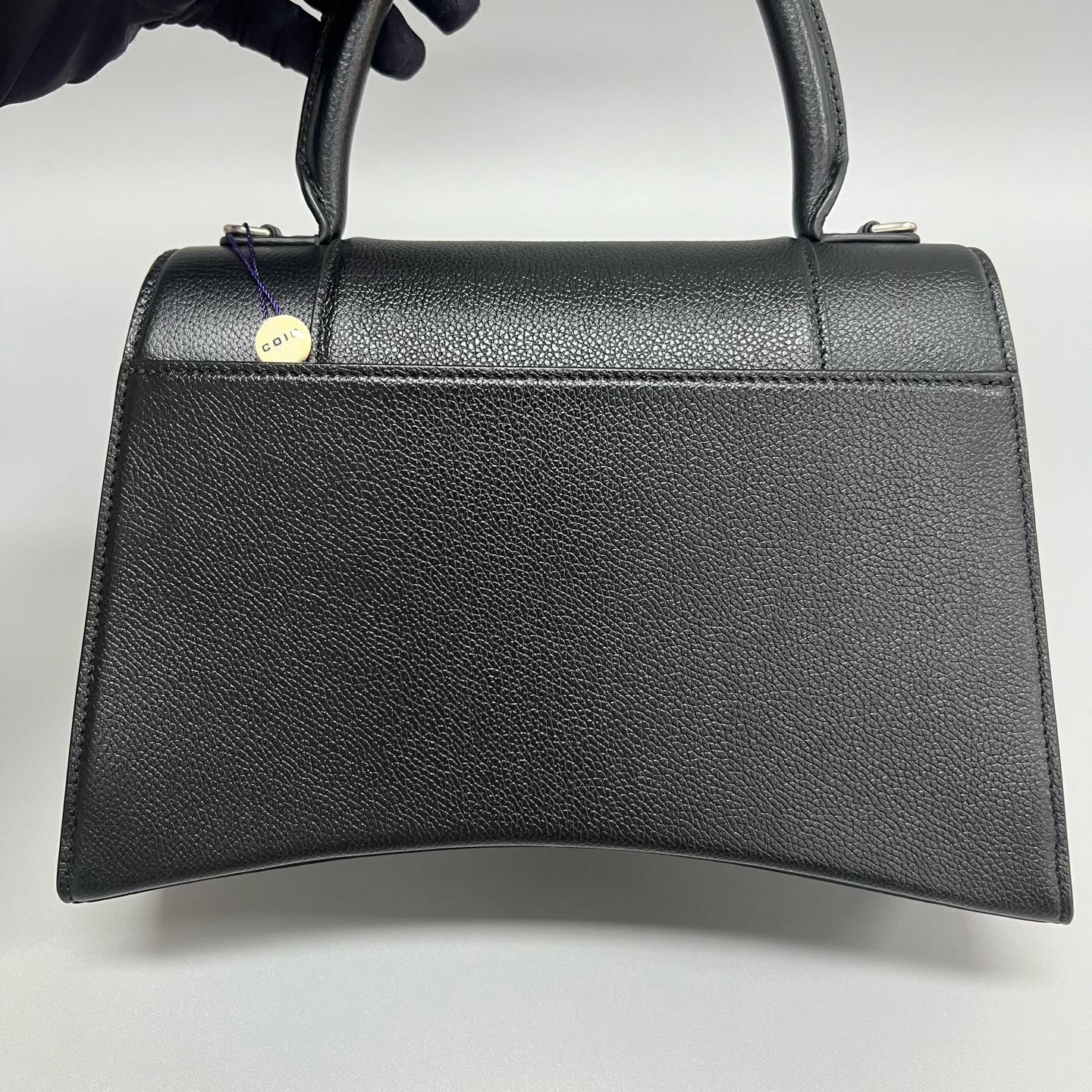 Balenciaga - Hourglass - Leather - Black - (Medium)