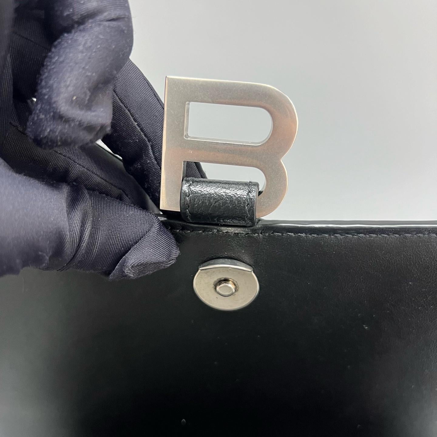 Balenciaga - Hourglass - Leather - Black - (Medium)
