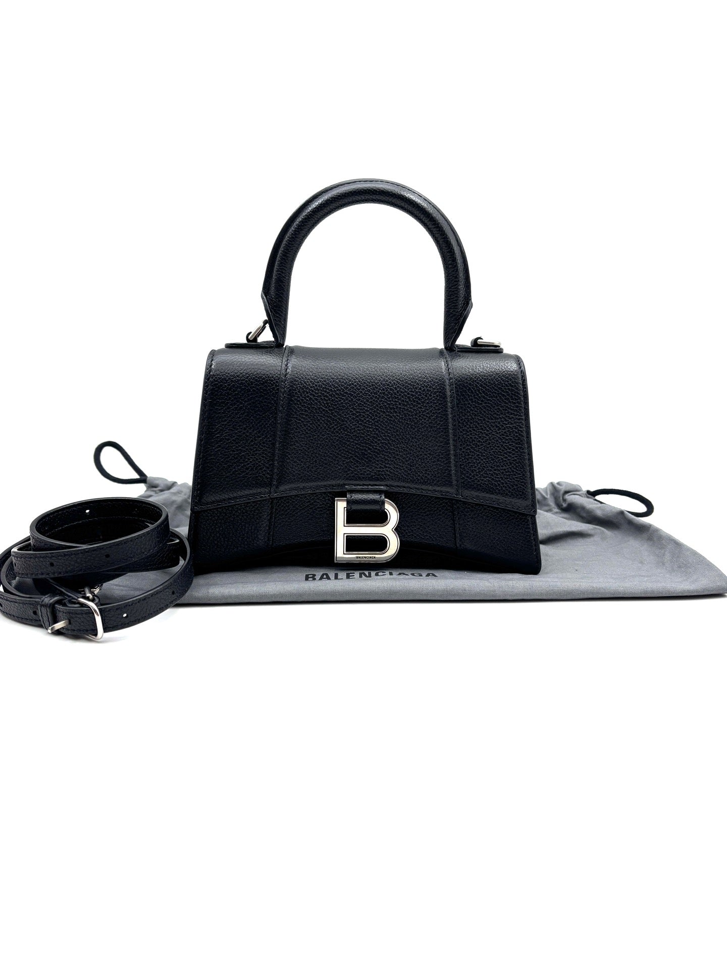 Balenciaga - Hourglass - Leather - Black - (mini)