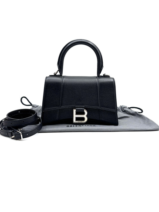 Balenciaga - Hourglass - Leather - Black - (mini)