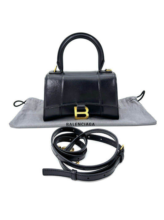 Balenciaga - Hourglass - Leather - Black - (mini)