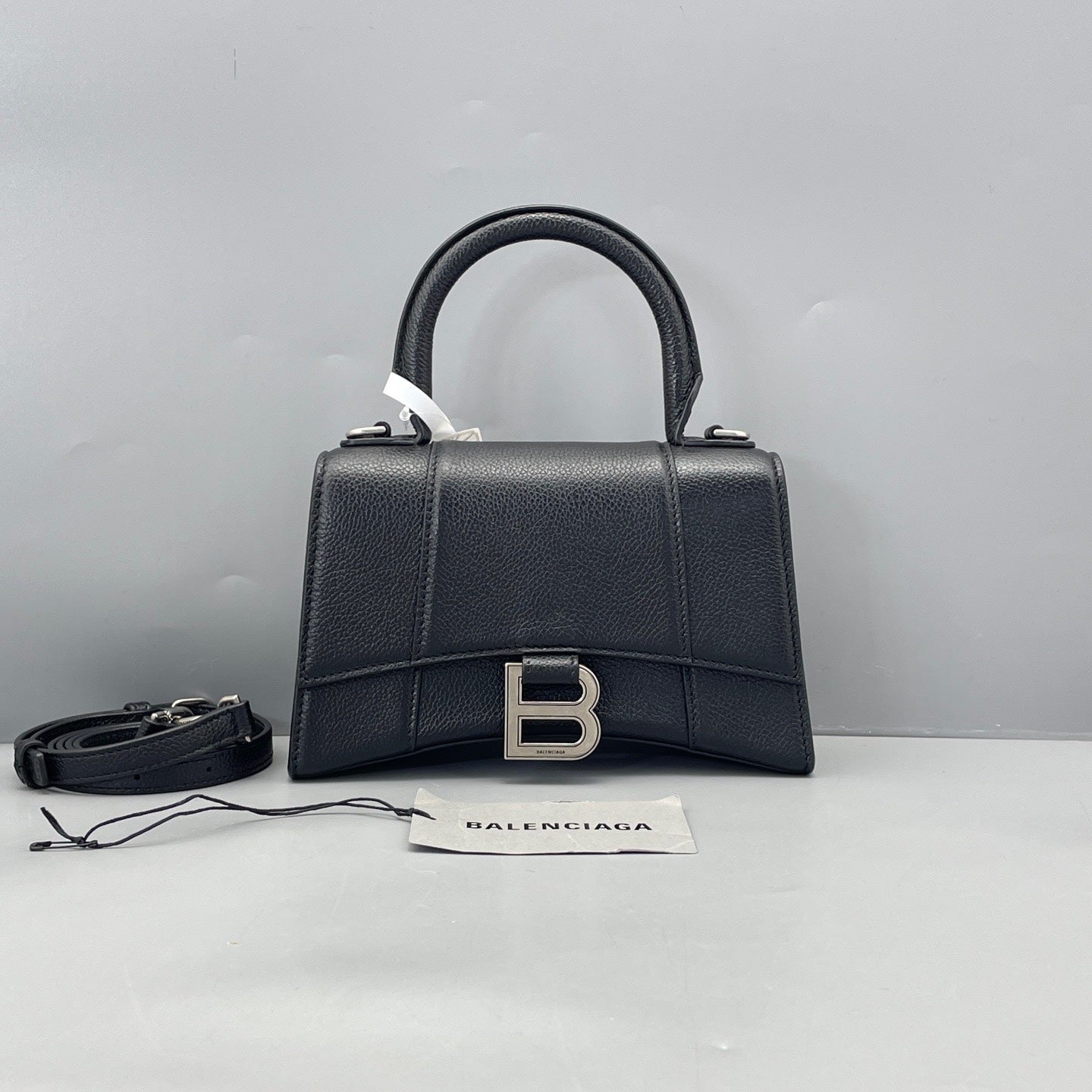 Balenciaga - Hourglass - Leather - Black - (mini)