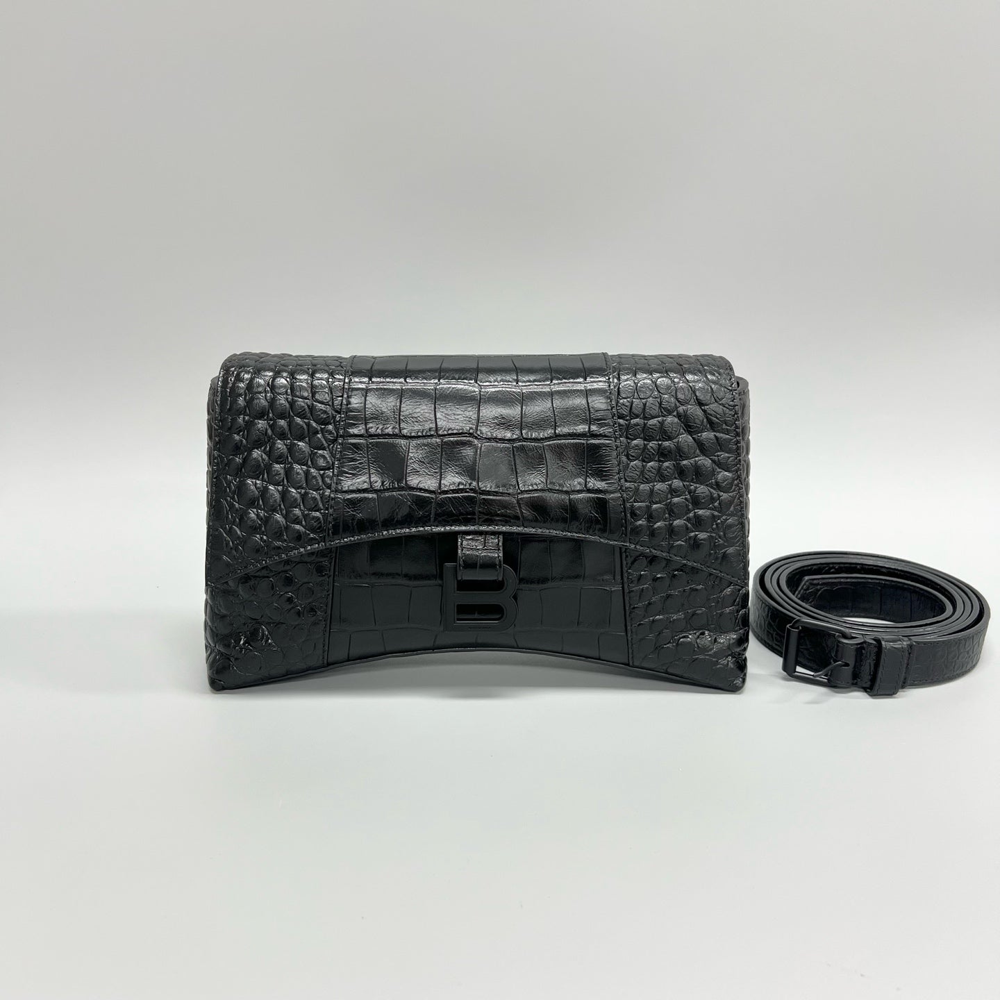 Balenciaga - Hourglass - Leather - Black - (mini)