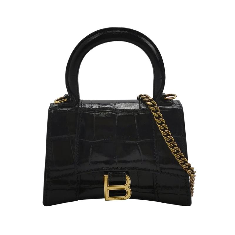 Balenciaga - Hourglass - Leather - Black - (mini)