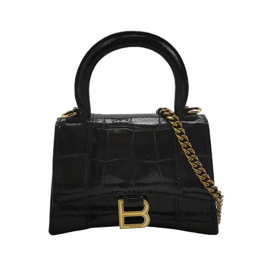Balenciaga - Hourglass - Leather - Black - (mini)