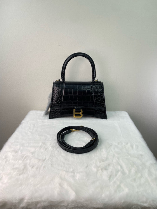 Balenciaga - Hourglass - Leather - Black - (mini)