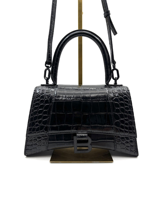 Balenciaga - Hourglass - Leather - Black - (mini)