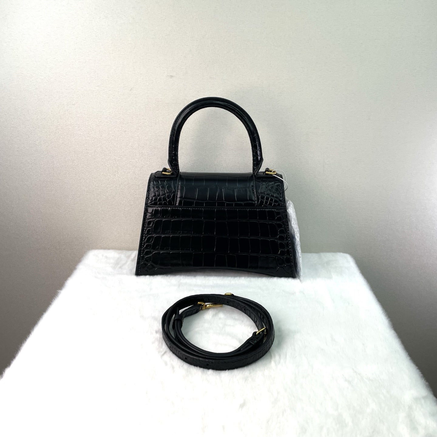 Balenciaga - Hourglass - Leather - Black - (mini)