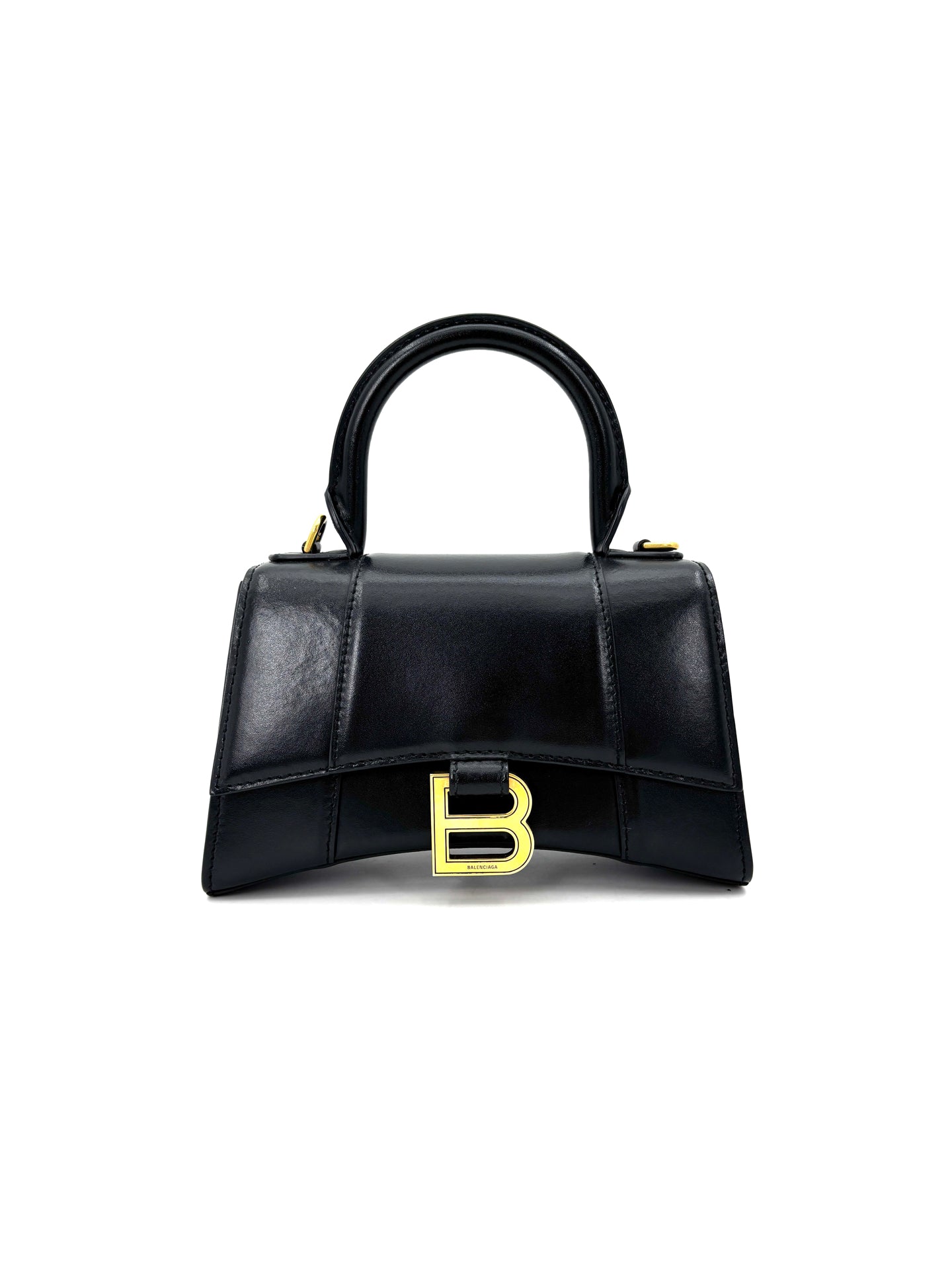 Balenciaga - Hourglass - Leather - Black - (mini)