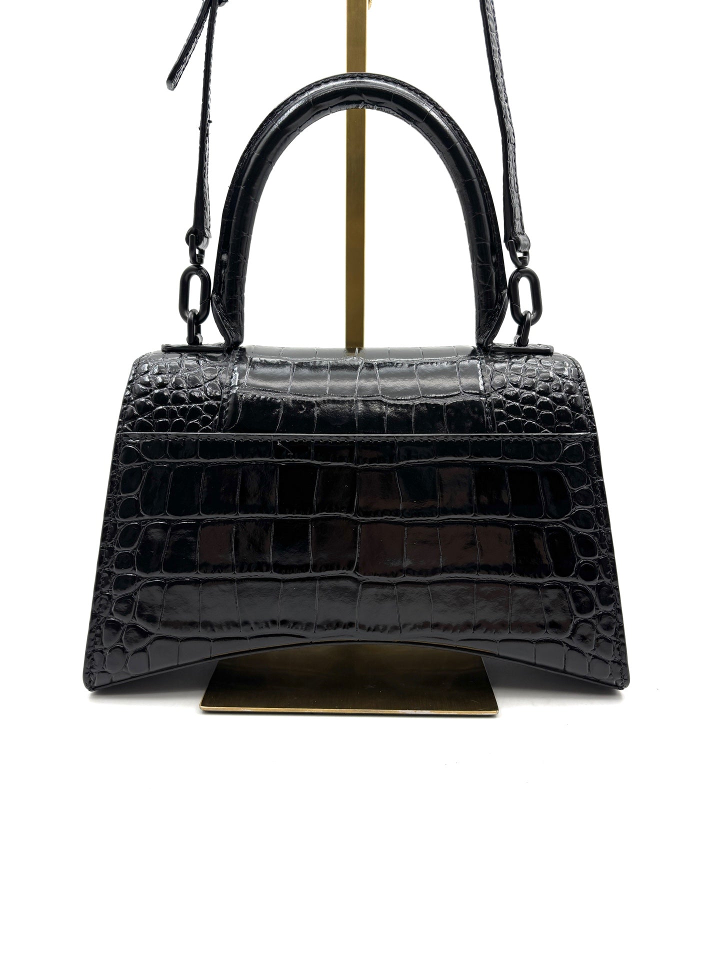 Balenciaga - Hourglass - Leather - Black - (mini)