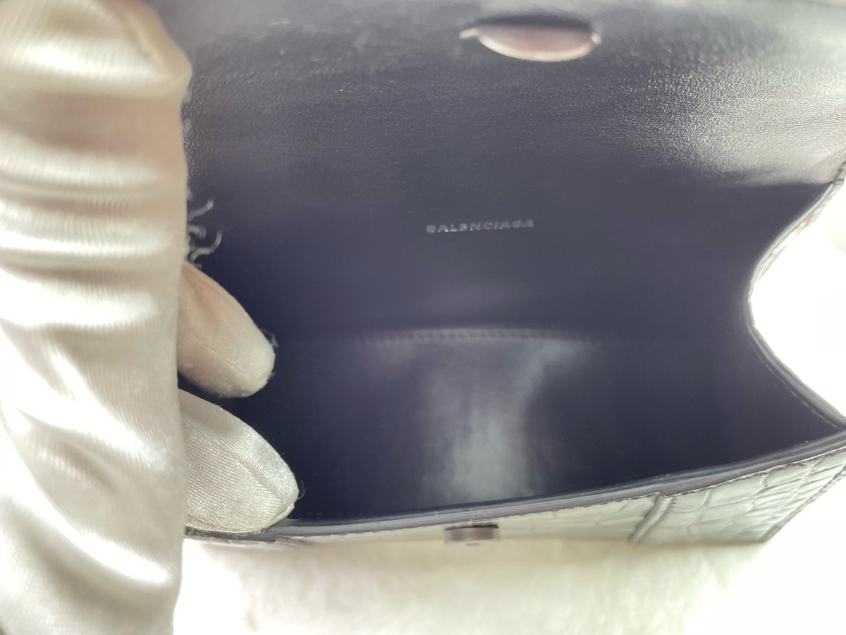 Balenciaga - Hourglass - Leather - Black - (mini)