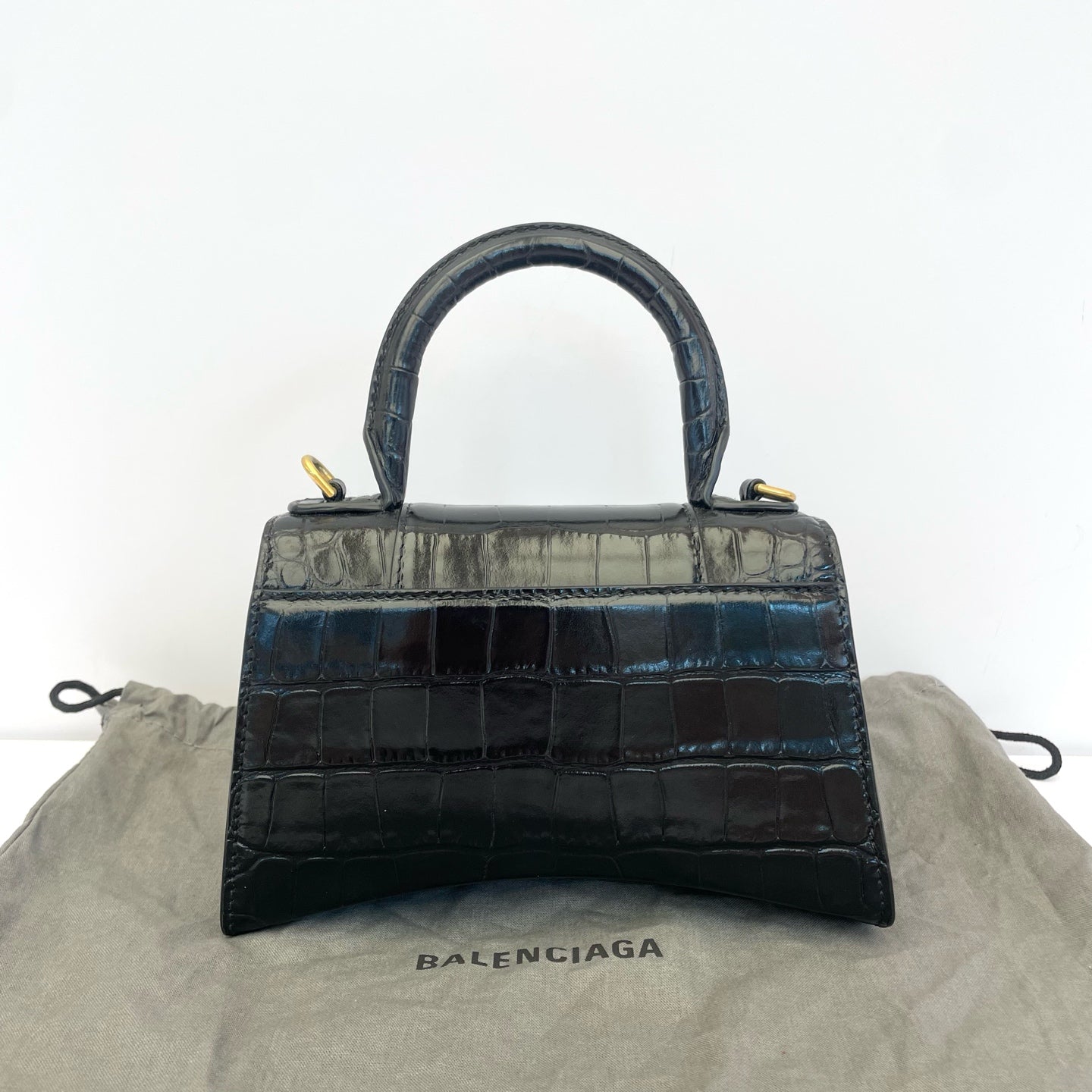 Balenciaga - Hourglass - Leather - Black - (mini)
