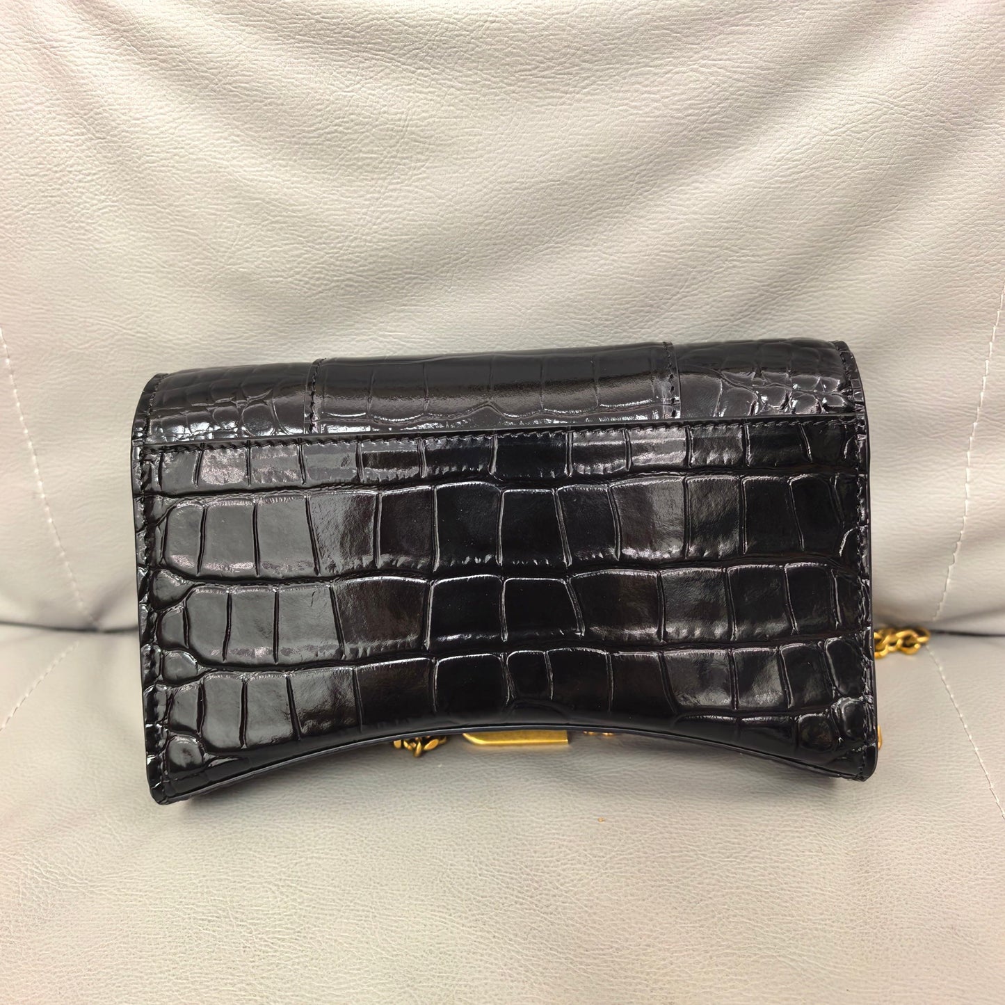 Balenciaga - Hourglass - Leather - Black - (mini)