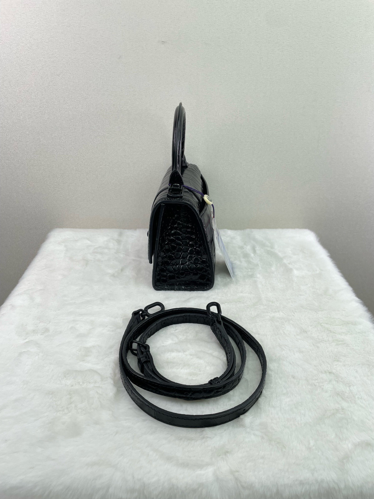 Balenciaga - Hourglass - Leather - Black - (mini)