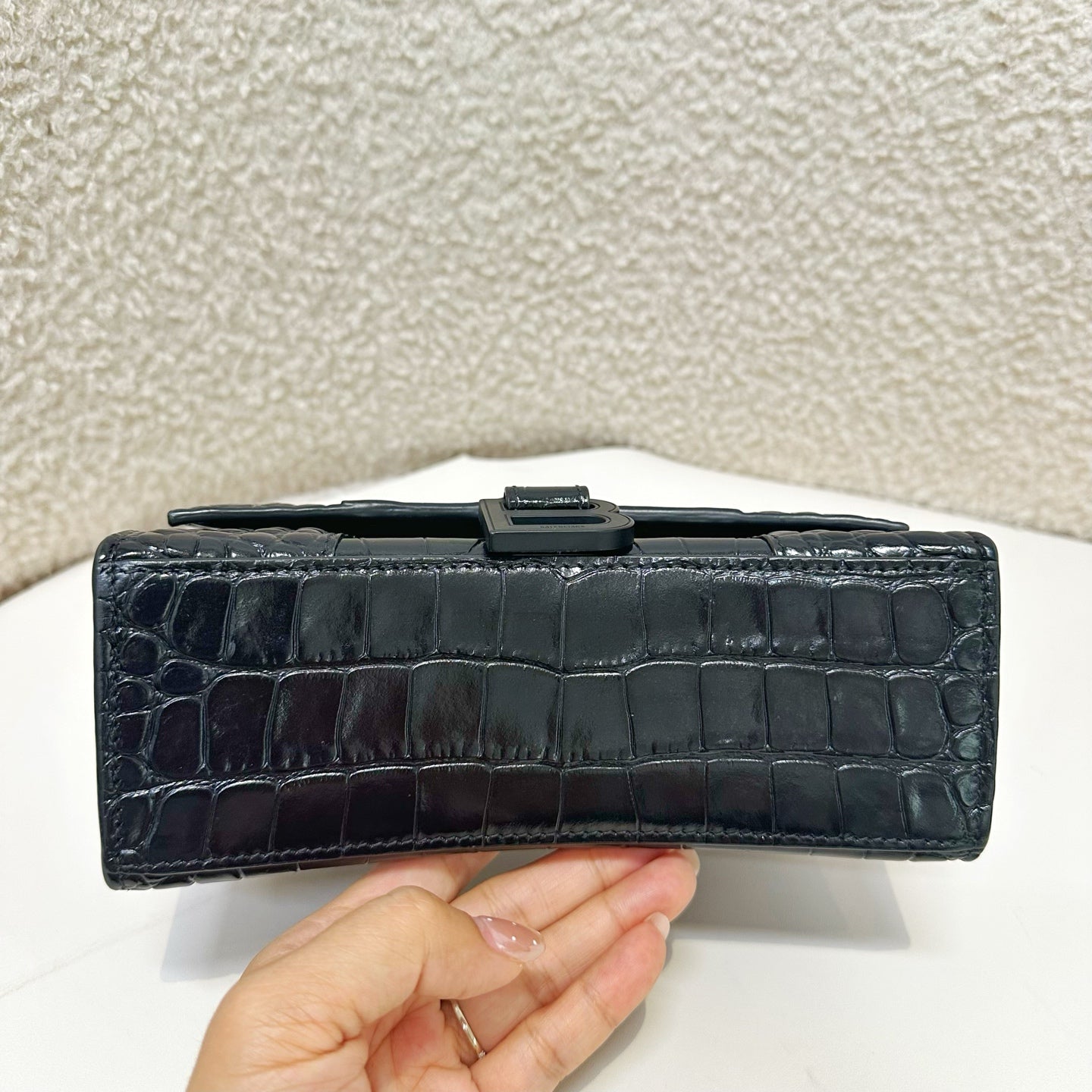 Balenciaga - Hourglass - Leather - Black - (mini)