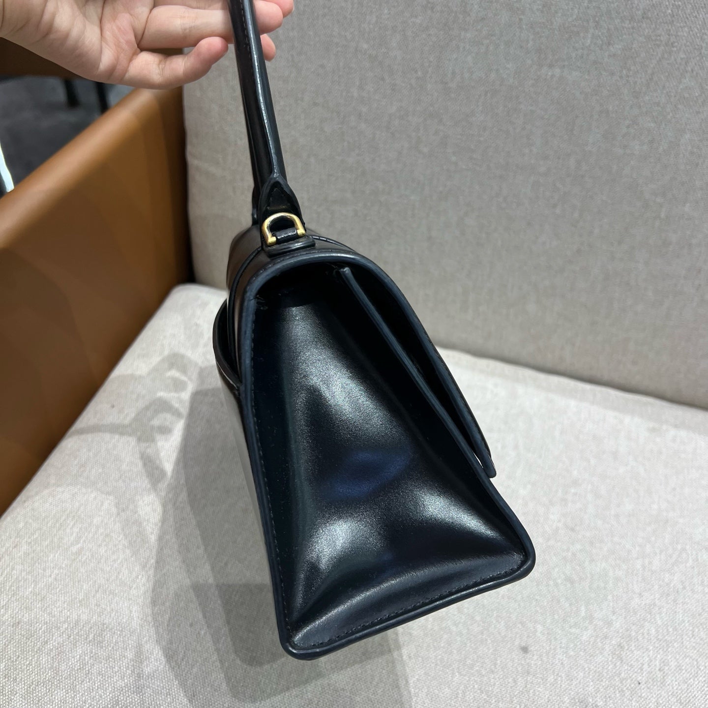 Balenciaga - Hourglass - Leather - Black - (mini)