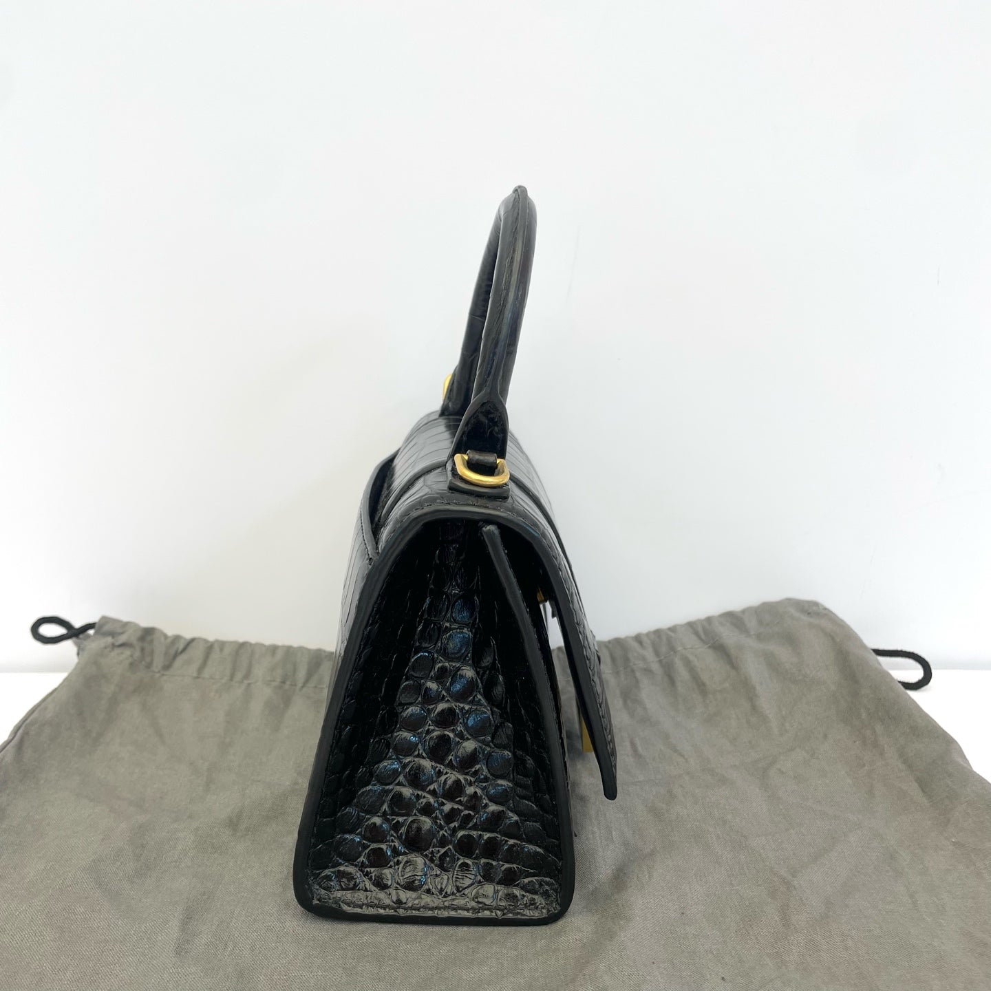 Balenciaga - Hourglass - Leather - Black - (mini)